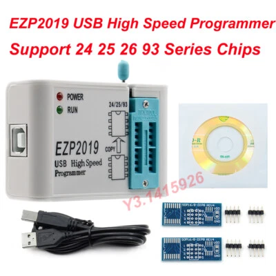 EZP2019 High Speed USB SPI Programmer Support 24 25 26 93 EEPROM 25 Flash Bios - Image 1 of 4
