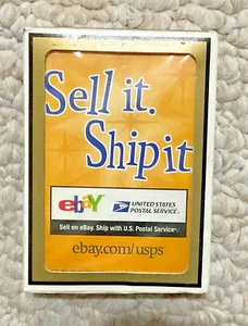 Nuovissime carte da gioco EBAY LIVE ""SELL IT SHIP IT"" USPS - Foto 1 di 3