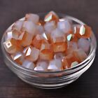 10Pcs 10Mm Cube Faceted Cut Crystal Glass Loose Beads Lot For Jewelry Making
