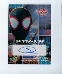 2022 Spider-Man Into the Spider-Verse auto Shameik Moore Miles Morales SSP-SM - Picture 1 of 2