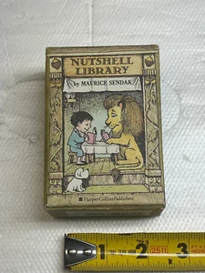 Nussschalenbibliothek von Maurice Sendak. Schachtel mit 4 kleinen Büchern - Bild 1 von 5