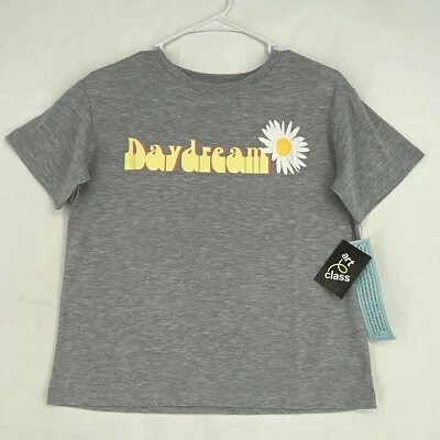 Pijama de salón Art Class para niñas talla XL gris jaspeado día sueño mangas cortas Foto 1 de 4