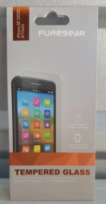 PUREGEAR Tempered Glass Screen Protector for iPhone 6/6s/7/8/SE 2nd Gen - 61705 - Image 1 of 2