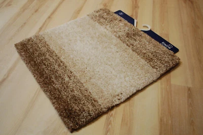 Badteppich Badematte Kleine Wolke Oslo 311 Mahagoni 60x60 cm Braun Beige - Bild 1 von 2