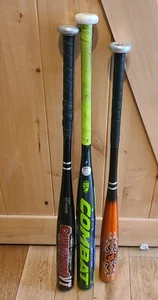 Lot of 3 Youth Bats Worth Copperhead Blade Maxum Combat Various Sizes - Picture 1 of 16