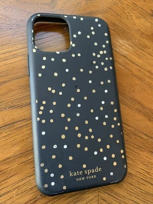 Auténtica Funda Kate Spade para iPhone 11 Pro 5.8" Disco Dots Negra Usada Foto 1 de 3