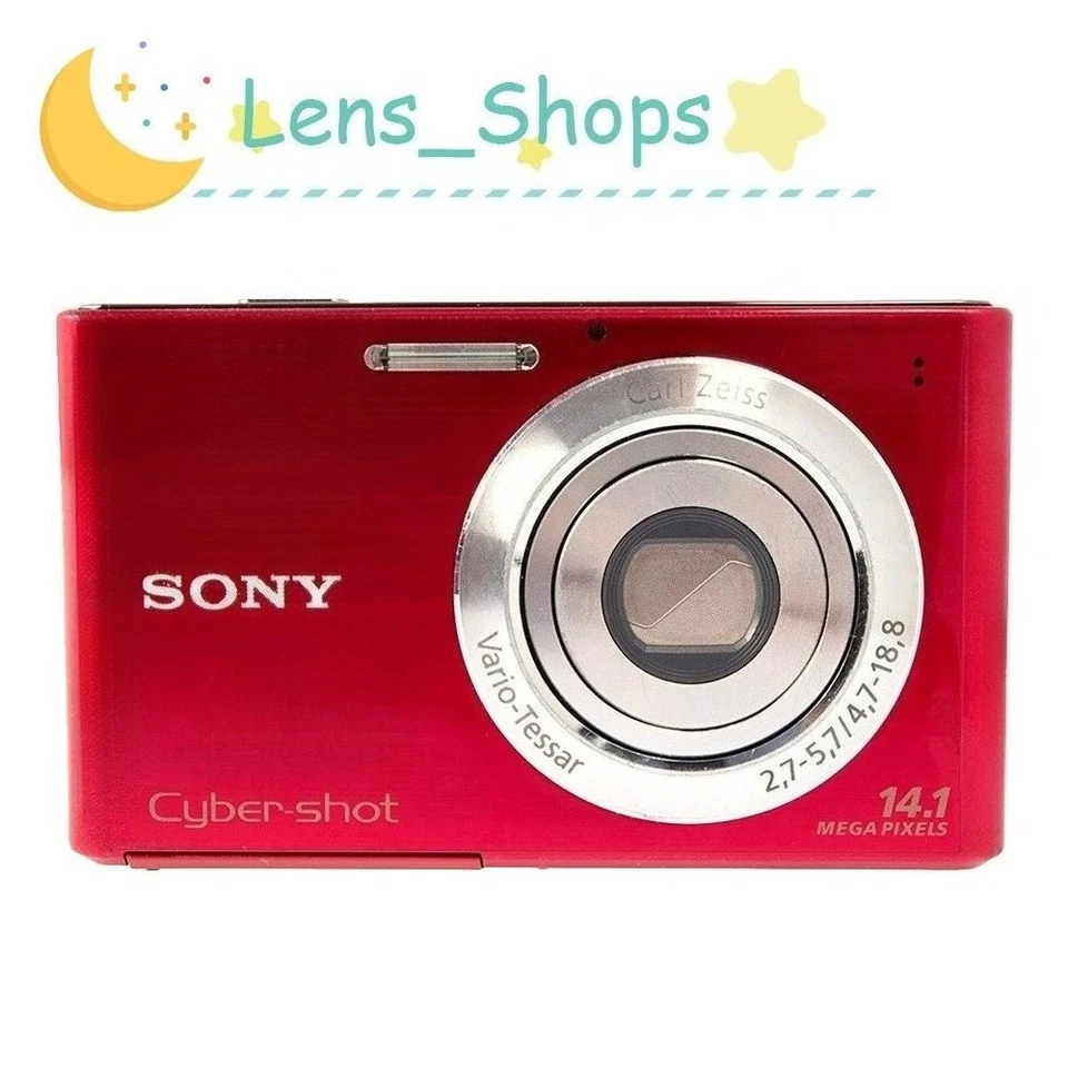 SONY Cyber-Shot DSC-W330 Digital Camera 14.1MP Auto Focus with Accessories Red - Image 1 of 4