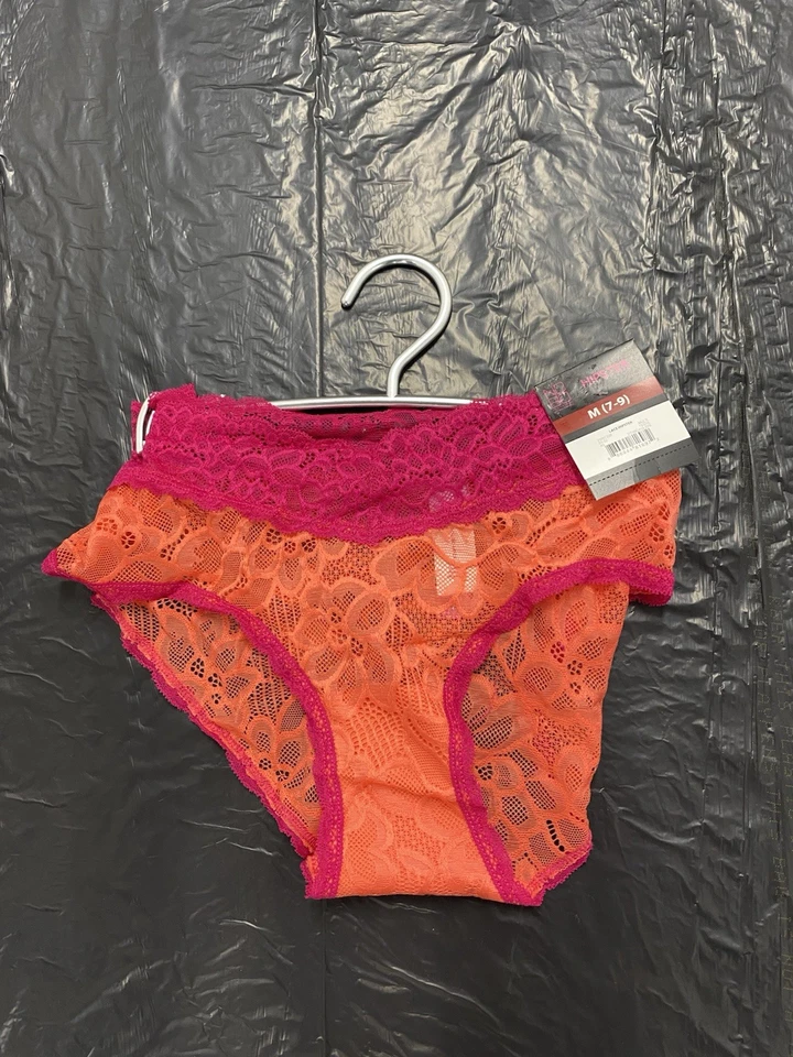Panty Color Pink Orange Size M 7/9 - Image 1 of 1