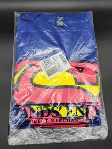 Lands End SUPERMAN Logo T-Shirt Herren Regular Large - Neu in Verpackung - USA - Bild 1 von 6