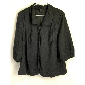 Maggie Barnes Paisley Cape Coat Size 1X 18/20W - Picture 1 of 7