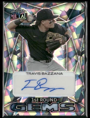 2024 Leaf Metal #BA-TB1 Travis Bazzana Crystal Silver AUTO #/15 - Image 1 of 2
