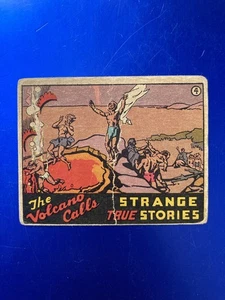 1936 Strange True Stories #4 The Volcano Calls (R144) - Picture 1 of 2