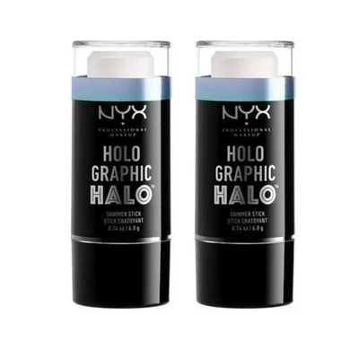 LOTE DE 2 - NYX Holo Gráfico Halo Shimmer Stick .24 OZ HHSS03 Primal Foto 1 de 2