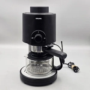Krups 996 Caffe 4 CUP Black Espresso Cappuccino Coffee Maker Machine German Made - Picture 1 of 11