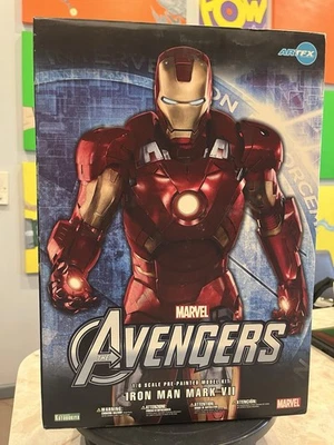 Kotobukiya Iron Man Mark 7 ARTFX Estatua Marvel Vengadores Coleccionable Foto 1 de 3