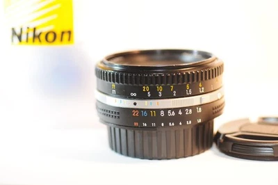 Nikon Nikkor 50mm F/1.8 AI-S AIS PRIME pancake lens READ for FA FM2N F3HP FE2 FG - Image 1 of 4