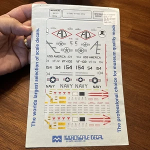 Superscale Decals 480215 1/48 Scale F-14A Tomcats VF-102, VF-14 - Imagen 1 de 4
