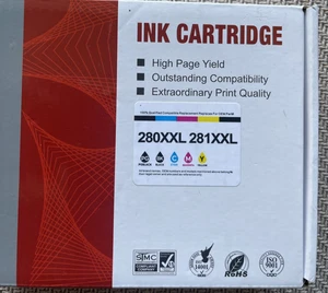 5PK kompatybilny z atramentem Canon PGI-280XXL CLI-281XXL Pixma TR8620 TR8620a TS6320 - Zdjęcie 1 z 4