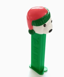 Polar Bear Pez Dispenser with Christmas Hat - Picture 1 of 4