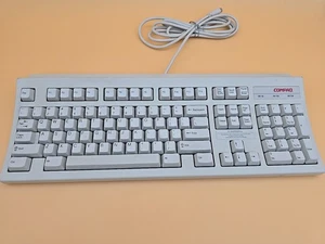VINTAGE COMPAQ MECHANICAL PS2 KEYBOARD 120663-101 172791-101 Clean  - Picture 1 of 4