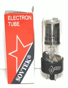 Lot of 1 pc or More Sovtek 5V4G Full Wave Rectifier Vacuum Tubes New NIB Tested - Picture 1 of 1