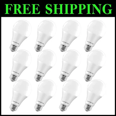 Energy Saving Natural White LED Light Bulbs 12 Pack - Image 1 of 4