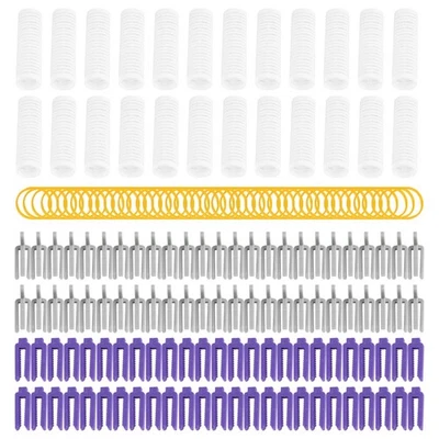 Big Size 24Pcs/Set Salon Nylon Hook & Loop Hair Rollers Set Hair Root Perm7112 - Bild 1 von 4