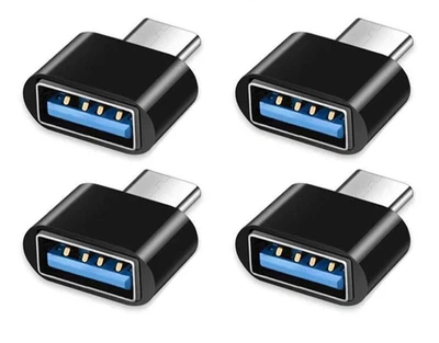 4 Stück USB C auf USB Adapter OTG 3.0 Schnellladen Datenübertragung - Bild 1 von 4
