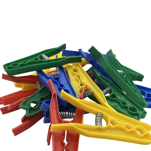 24x Clavijas de plástico grandes Jumbo Storm Clips de secado de ropa para lavar ropa - Imagen 1 de 24