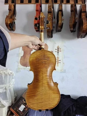 4/4 violin Guarneri Model Flamed maple back spruce top hand Antique Style N2 - Image 1 of 4