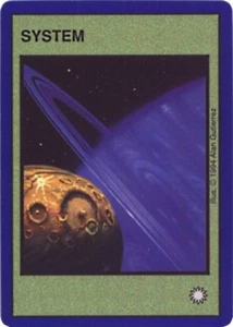 System U [Gold moon under ringed blue gas giant] - SotG Base Set - Star of the - Picture 1 of 6