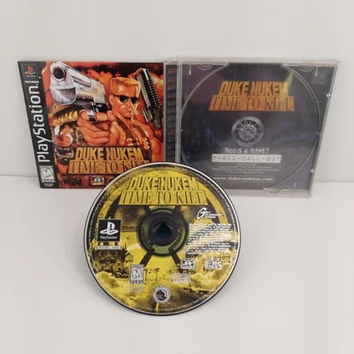 Duke Nukem: Time to Kill (Sony PlayStation 1, 1998) PS1 - Complete CIB - Tested! - Image 1 of 4