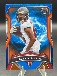 2024 Topps Resurgence JALEN McMILLAN Blue & Orange SPARK Rookie Card #189 TAMPA - Picture 1 of 5
