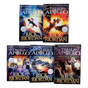The Trials of Apollo Series Collection 5 Books Set By Rick Riordan Paperback NEW - Picture 1 of 1