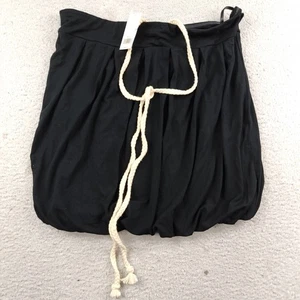 Banana Republic Rock Blasensaum Größe Large schwarz Stretch Größe Large neu mit Etikett - Bild 1 von 6