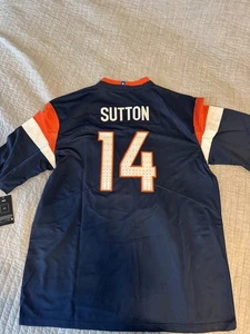 Jersey Courtland Sutton Broncos Azul y Naranja Para Hombre Talla XL NUEVO - Imagen 1 de 8