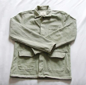 Men's La Paz Baptista Green Bay Canvas Classic 40s Workwear Chore Coat Jacket M - Picture 1 of 5