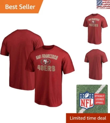 San Francisco 49ers Official Boys T-Shirt Size 18-20 -  Comfort - Imagem 1 de 4