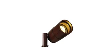 LED 3 Watt Low Voltage Landscape Lighting – Directional Light in Rust Finish - Picture 1 of 5