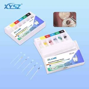 Dental Endodontic Absorbent Paper Points Taper 0.02/ 0.04 /0.06 15#-40# 45#-80# - Picture 1 of 29