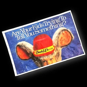 🌟MUY RARO Hoja de cupones de colección 1993 Chuck E Cheese Coca Cola Partnership🌟 - Imagen 1 de 5