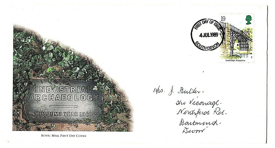  Museums Year 1989, Industrial Archaeology - 1st Day Cover.  - Image 1 of 1