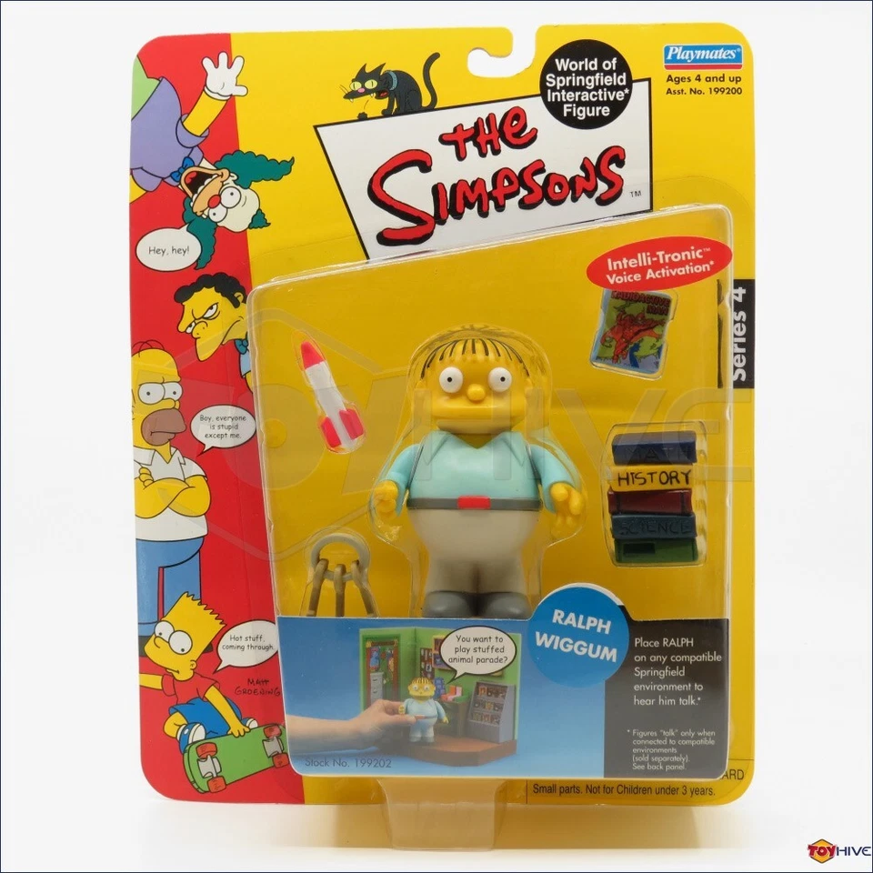 Playmates Toys Simpsons Ralph Wiggum Series 4 Action Figure