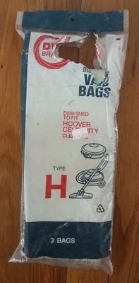Hoover Vacuum Cleaner Bags Type H Fits Celebrity Cleaners 3 BAGS - Image 1 of 3