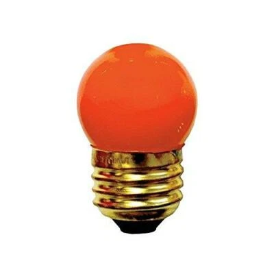 Halco 07026 - S11ORG7.5C Standard Screw Base Colored Scoreboard Sign Light Bulb - Image 1 of 2
