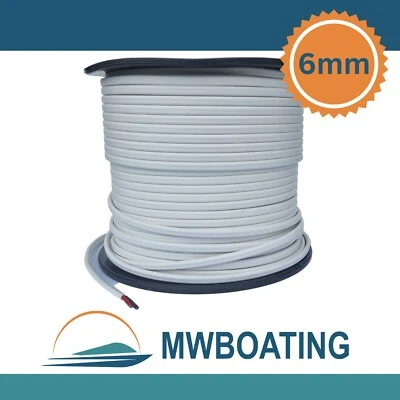 20 Metres 6mm Marine Grade Tinned Electrical Cable - Twin Core Sheath Wire 20M - image 1 of 4