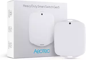 Heavy Duty Smart Switch, Z-Wave plus Home Security ON/OFF Controller, 40 Amps Re - Picture 1 of 1