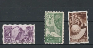SPANISH SAHARA MICHEL 117, 118, 128, TOP VALUES, HINGED, SEE!! - Picture 1 of 1
