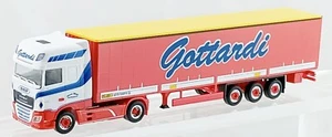 Herpa PIHR950398 "Garvin" DAF Tractor Blanca Rayas Azul , Escala Ho 1:87 - Imagen 1 de 1