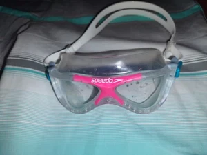 Speedo Swim Goggles Kids Red Blue Swim Goggles - Picture 1 of 4